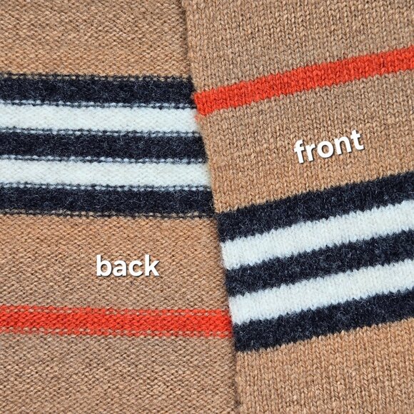 Burberry Rare Vintage KNIT Lambswool Scarf PERFECT - Picture 4 of 14